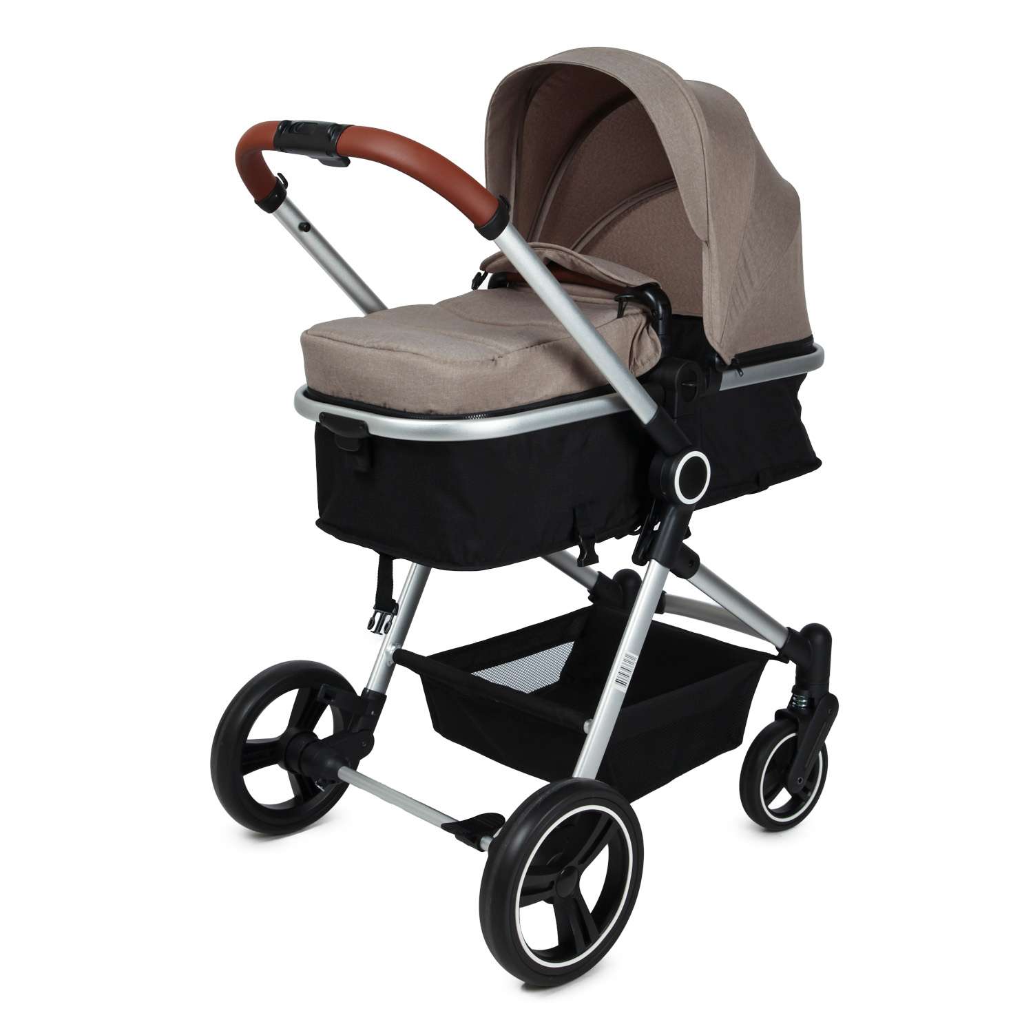 Коляска 3в1 Babyton Flexi Ride Black-Beige - фото 8