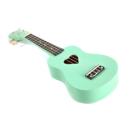 Детская гитара Belucci укулеле сопрано B21-11 Heart Light Green