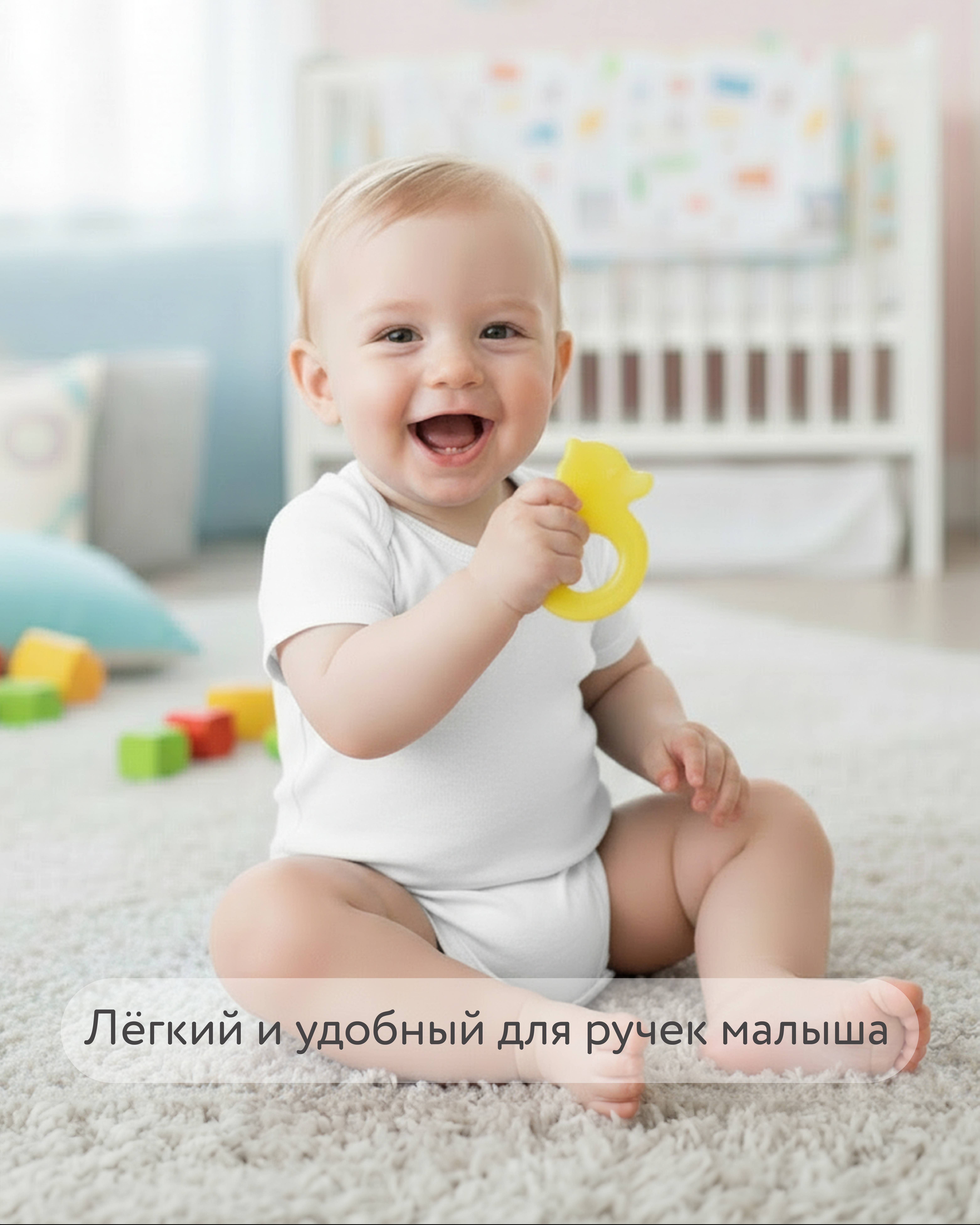 Прорезыватель BabyGo Уточка - фото 3