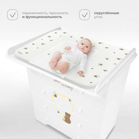 Комод Nuovita Stanzione Honey Bear Белый