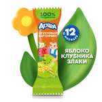 Батончик Агуша Полезный перекус яблоко-клубника-злаки 15г с 12месяцев
