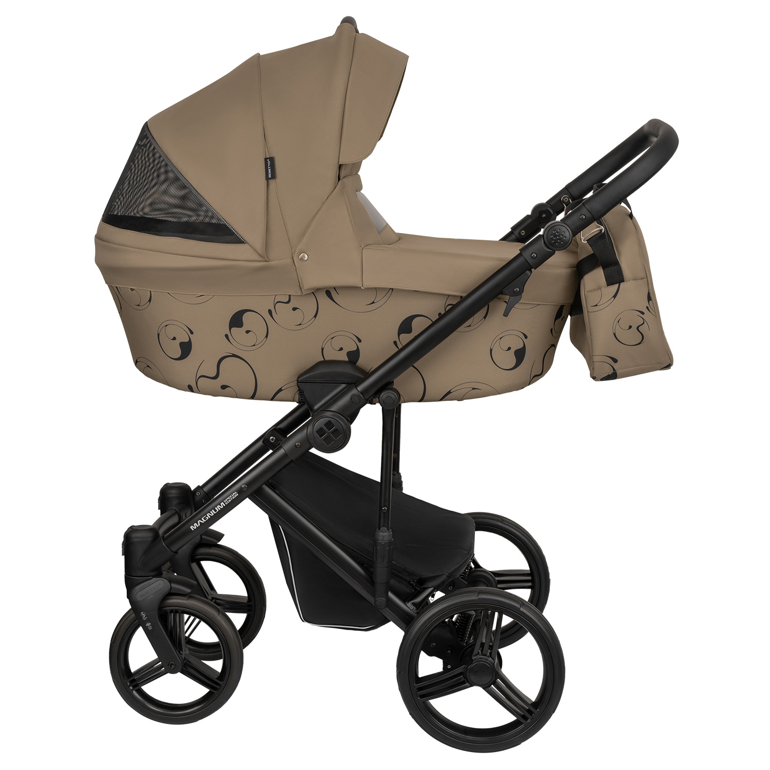 Коляска 2в1 Bebetto Magnum Light SE бежевый - фото 4