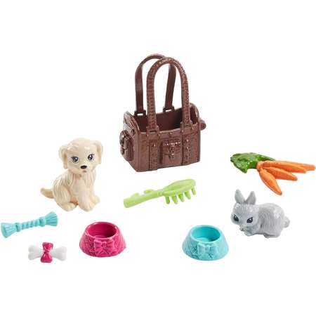 Кукла модельная Barbie с питомцем