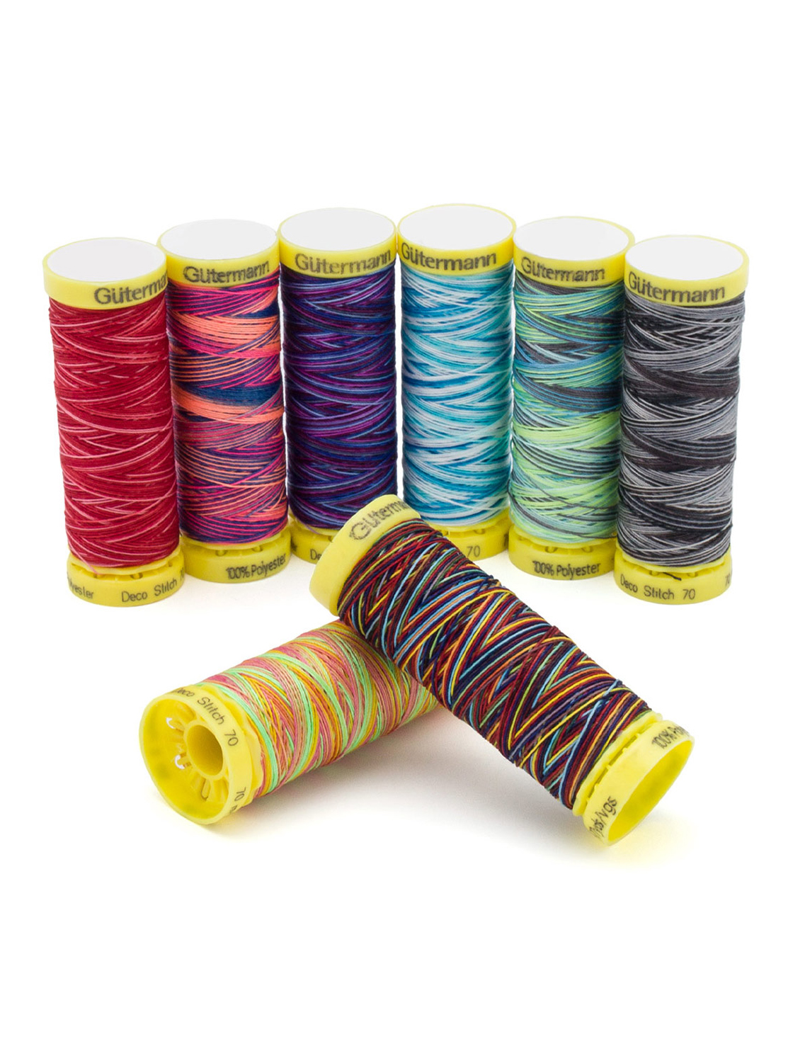 Нитки для шитья и отделки Deco Stitch Guttermann 70м 8шт - фото 2