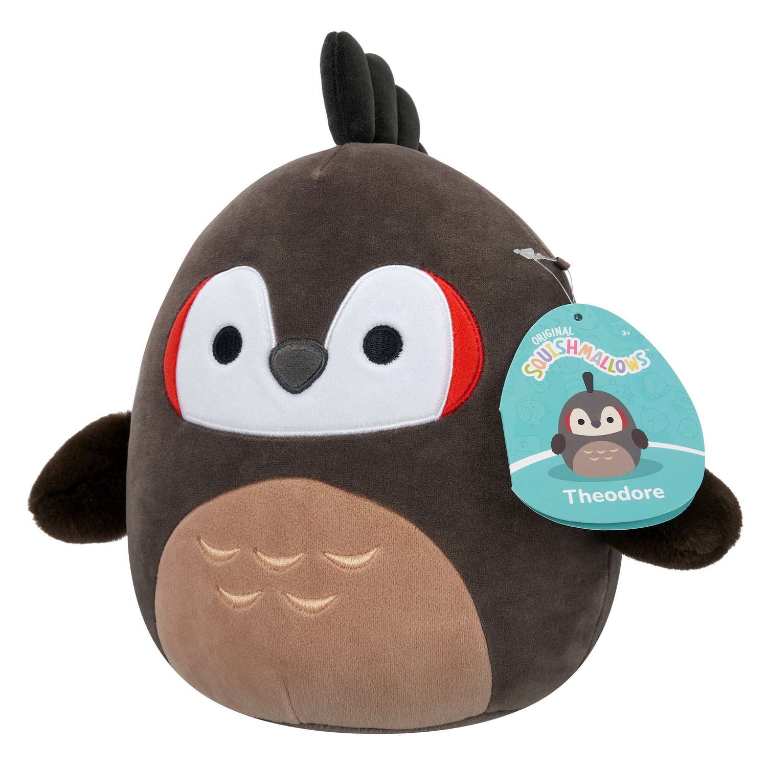 Игрушка мягкая Squishmallows Коричневый пингвиненок - фото 1