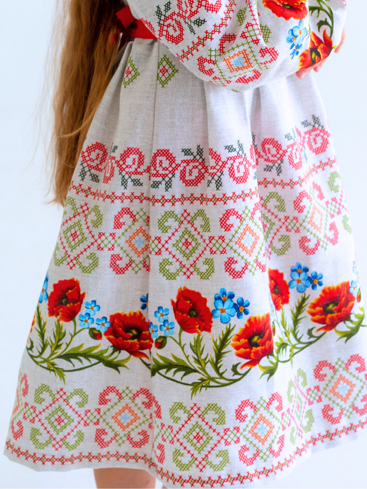 Платье MOUN платье_рогожка_дл/р_маки - фото 9