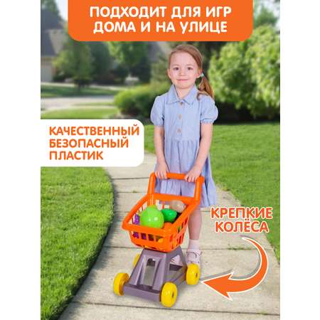 Игровой набор СТРОМ тележки и корзинки