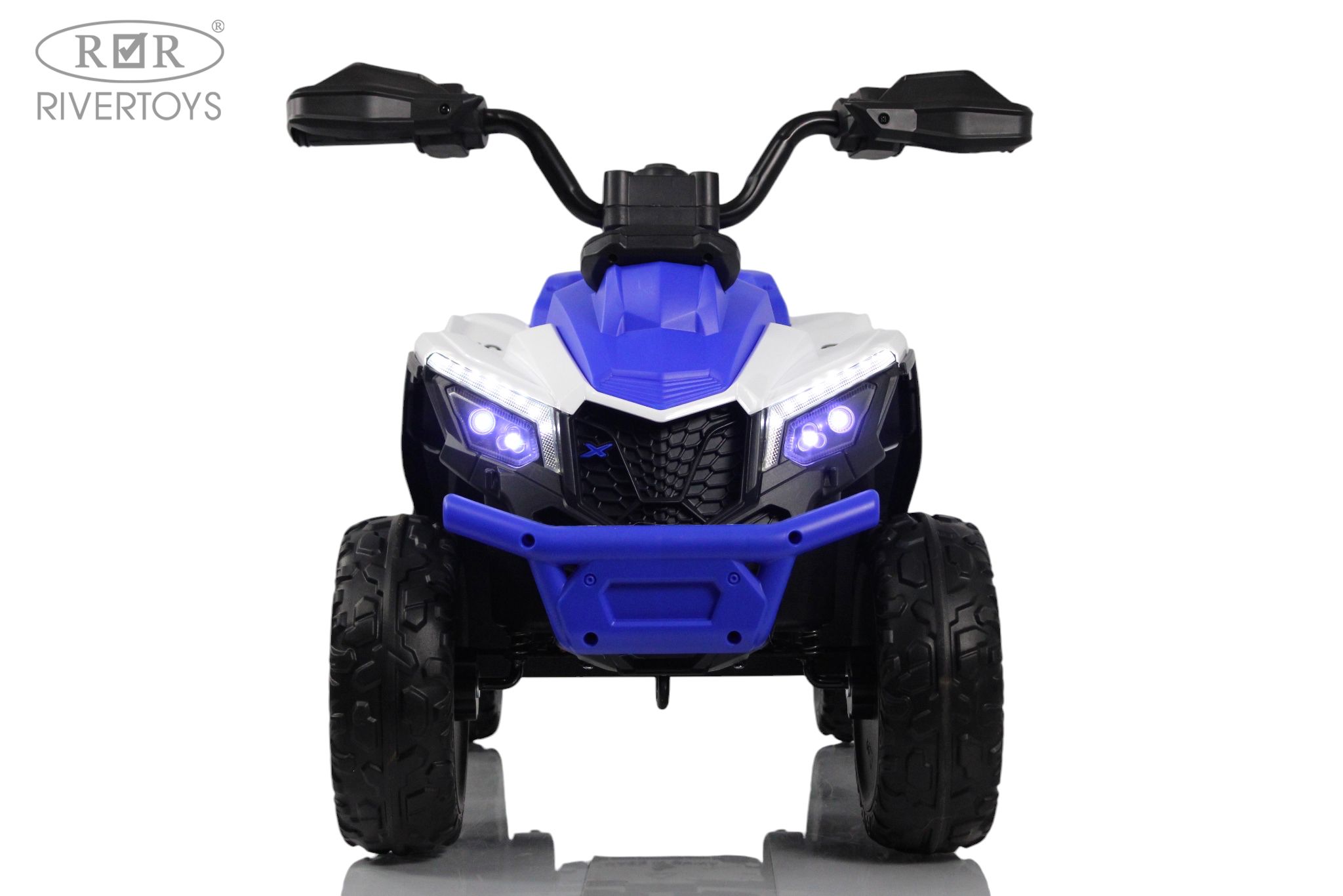 Электромобиль RIVERTOYS М202БХ-BLUE С пультом ДУ - фото 2