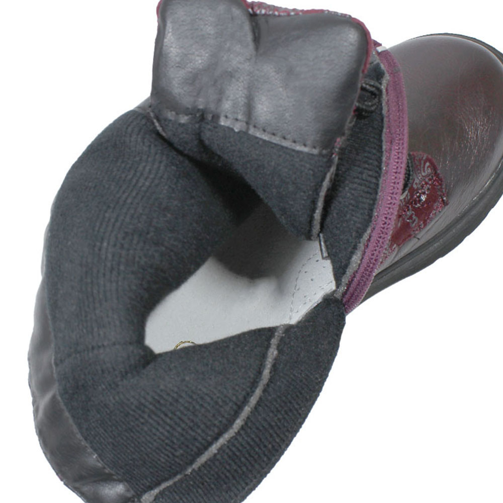 Ботинки Europen 6250-SV EUROPEN Ботинки для девочки,бордовый - фото 3