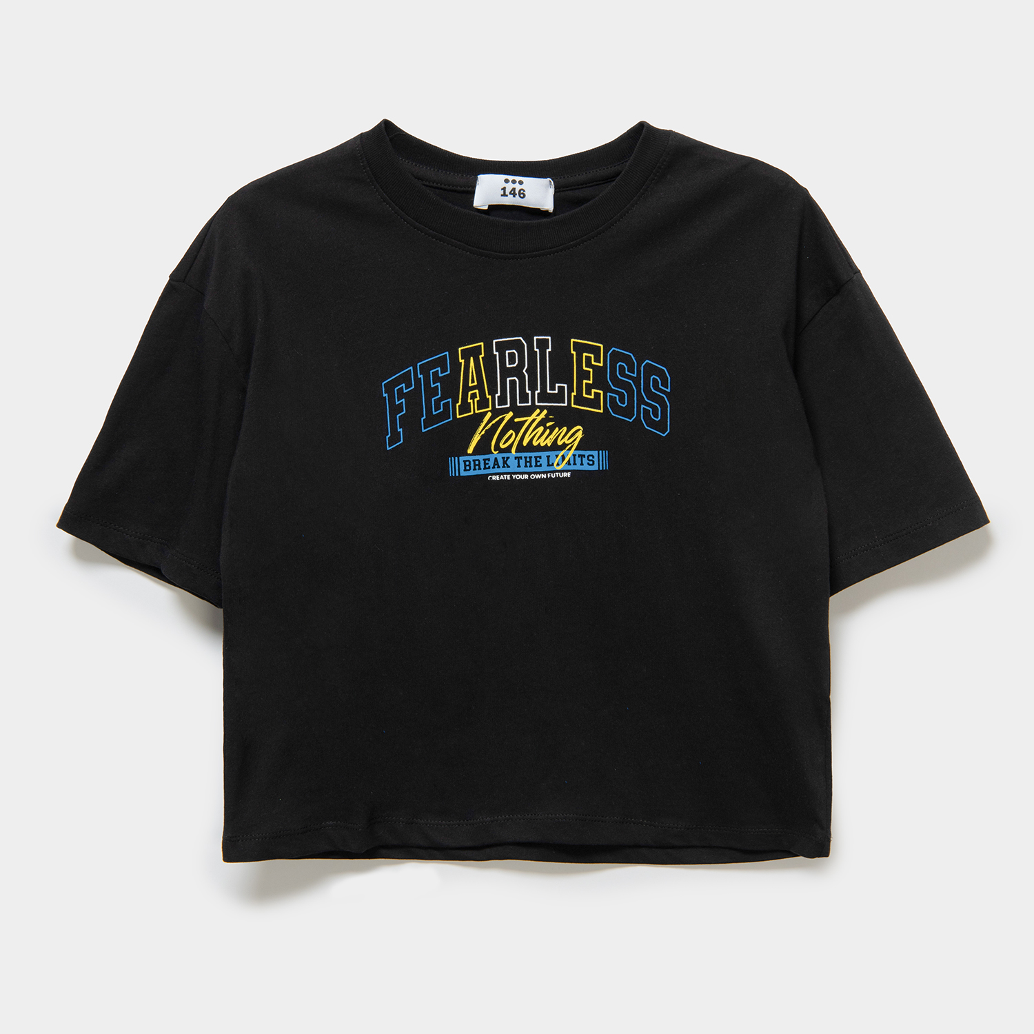 Кроп-топ ё TJ-TSHPG-FEARLESS-SS25 - фото 1