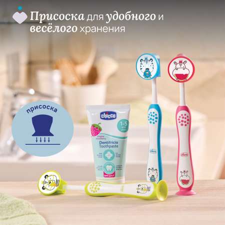 Зубная щетка классическая Chicco от 3 лет