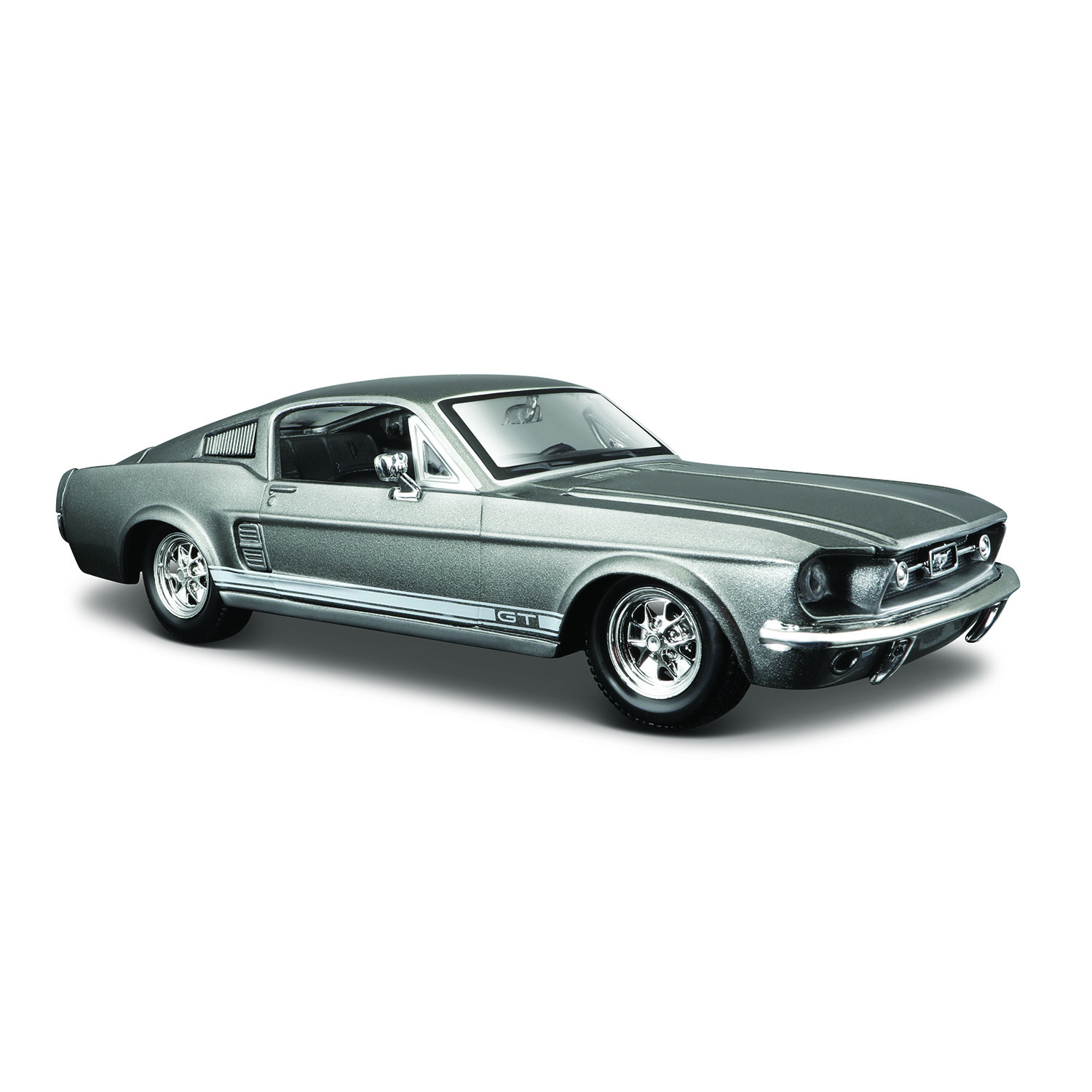 Автомобиль MAISTO Ford Mustang Gt 1:24 серый 31260 - фото 1