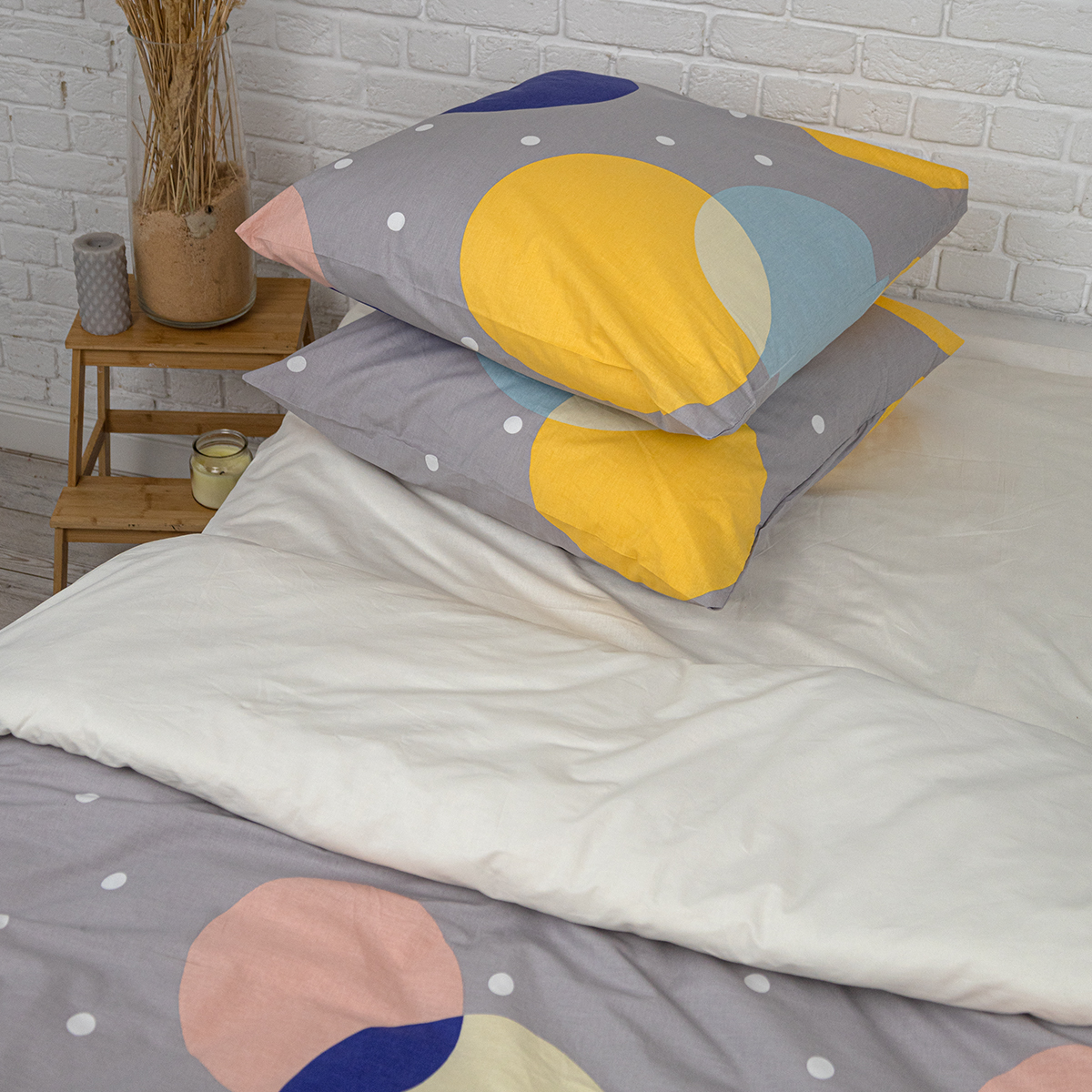 Комплект постельного белья BRAVO Поллита двуспальный 4 предм. - фото 6