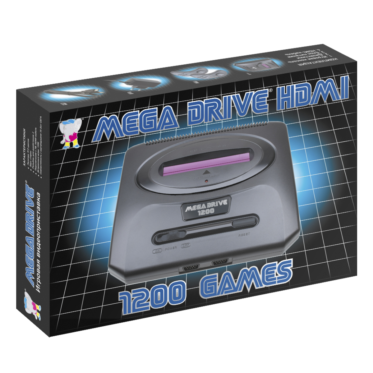 Игровая приставка Dendy Mega Drive 1200 HDMI - фото 2