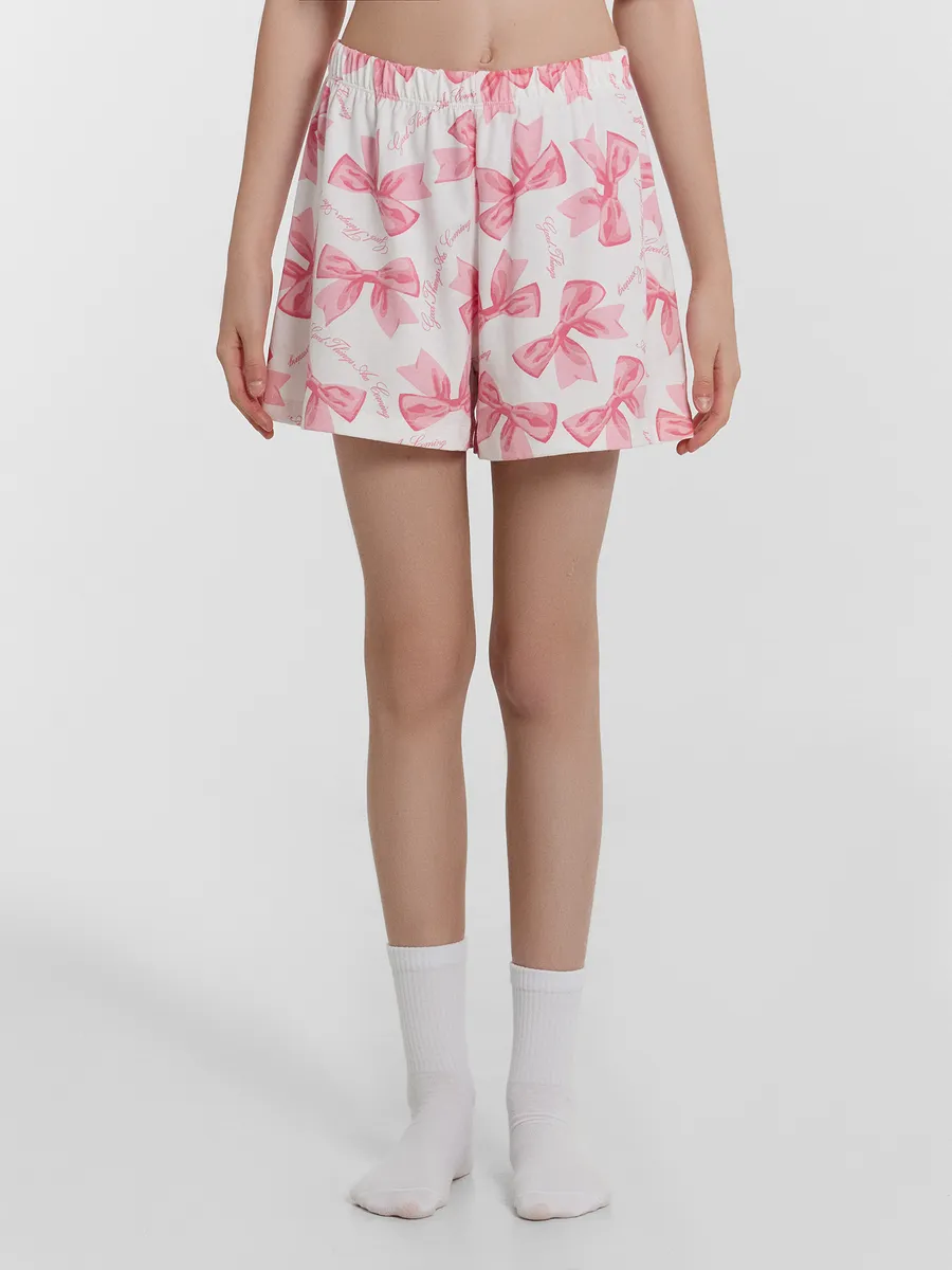 Пижама Mark Formelle (Марк Формэль) 567750/бл.розовый +бантики на белом - фото 6