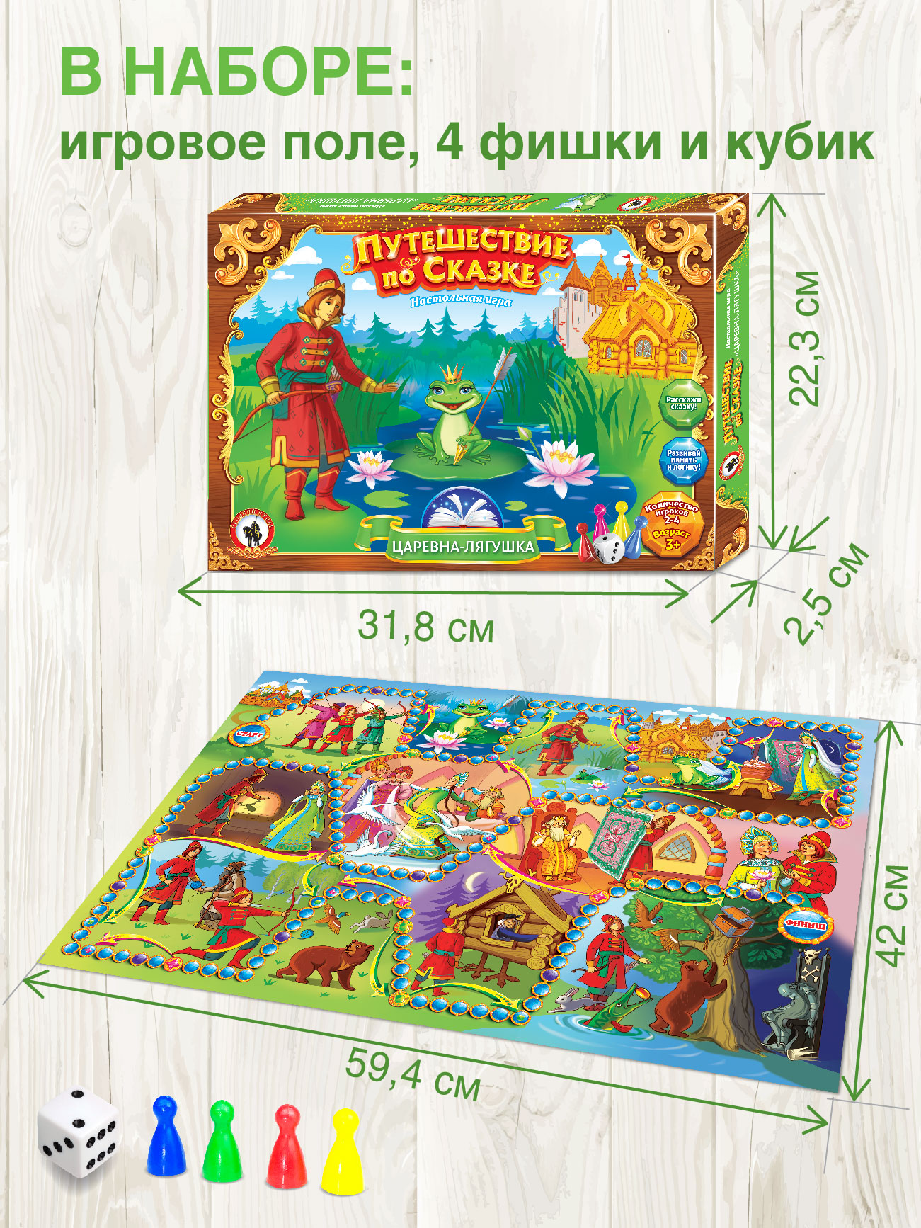 Настольная игра Русский стиль Путешествие по сказке - фото 6