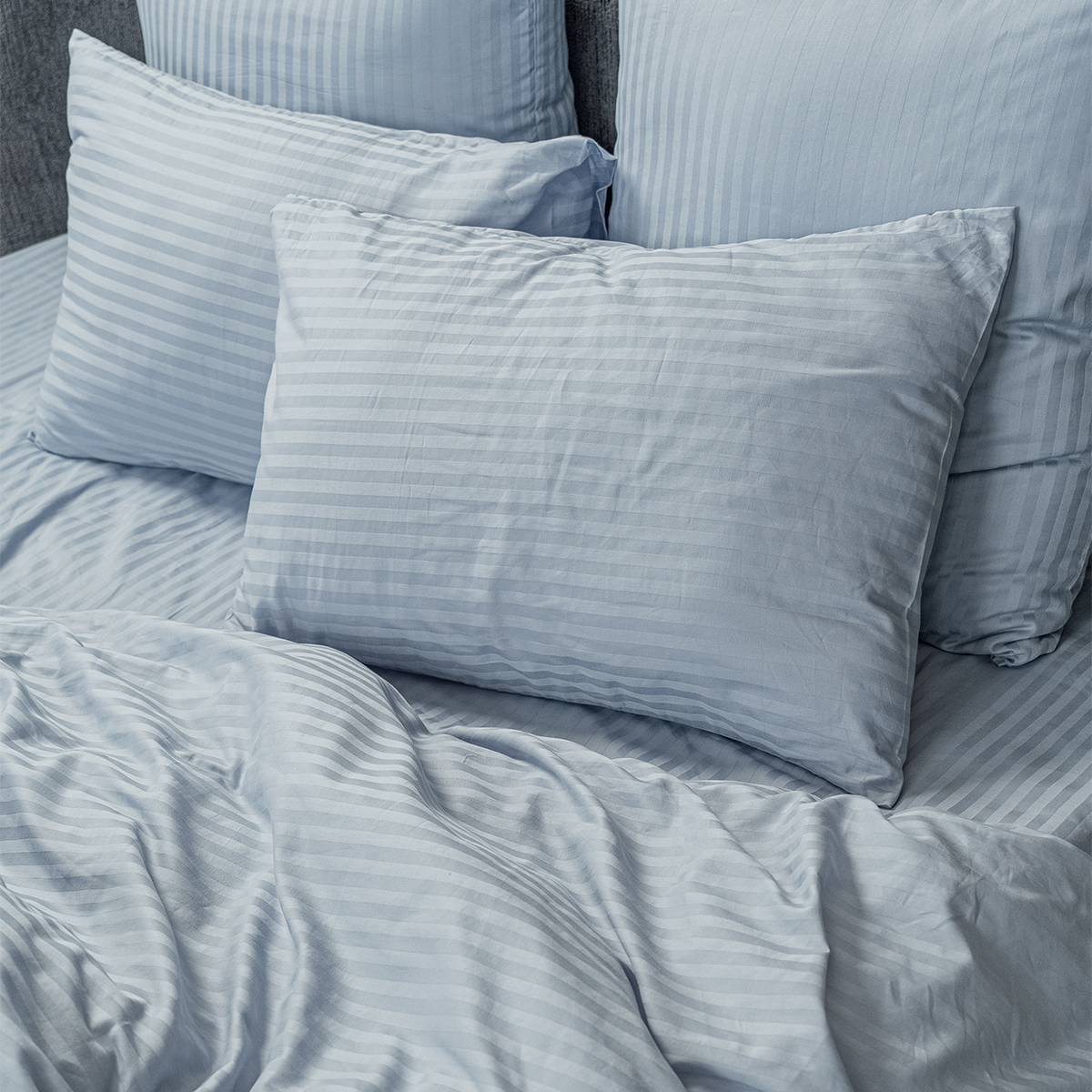 Комплект постельного белья Monocolor двуспальный 4 предм. - фото 9