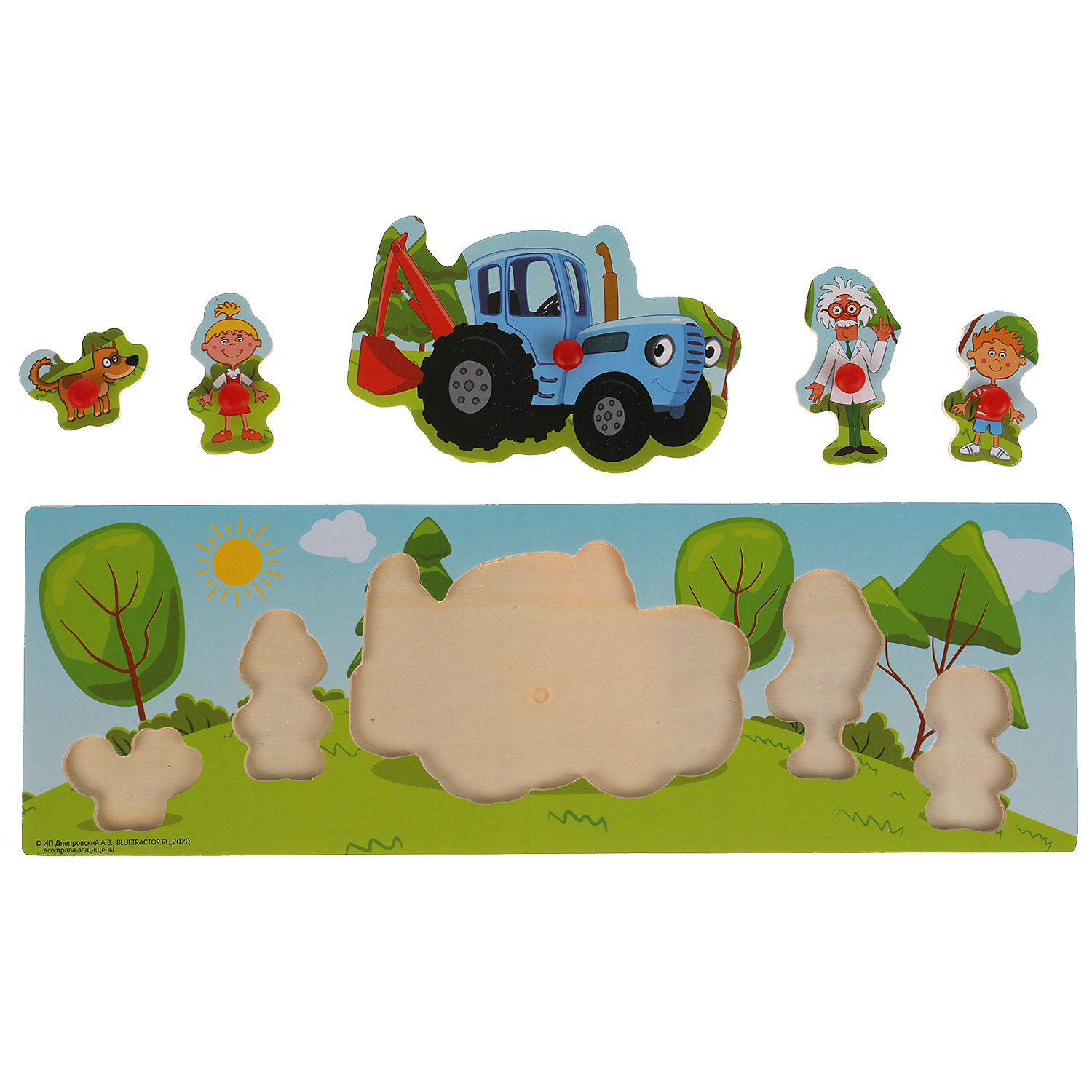Игрушка Буратино Синий трактор Любимые герои - фото 4