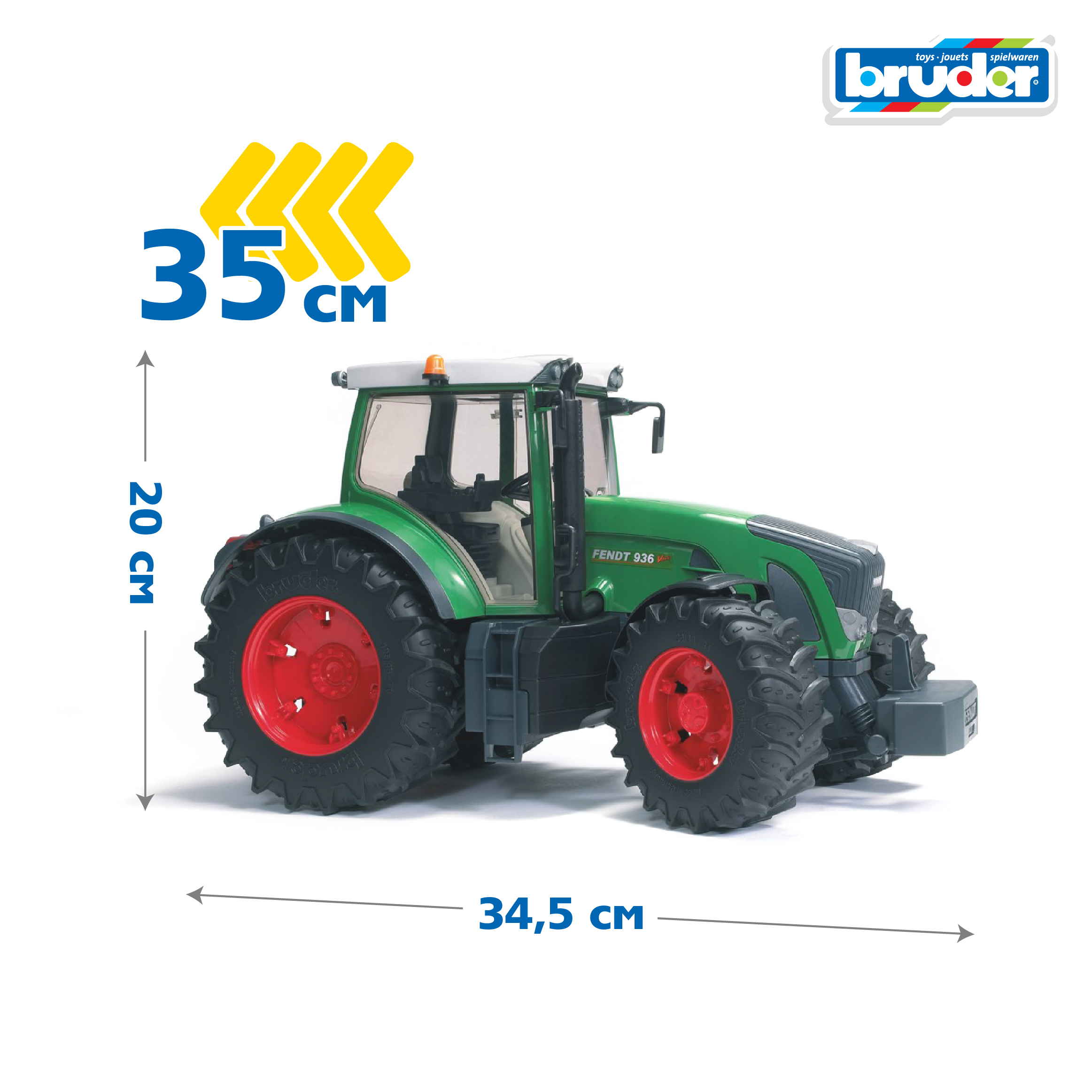 Трактор Bruder Fendt 936 Vario 03-040 - фото 2