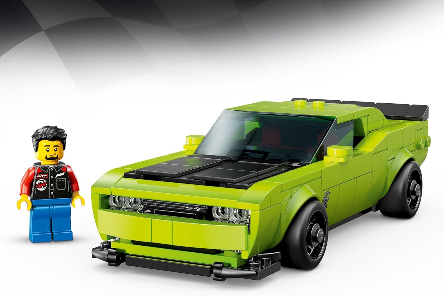 Конструктор LEGO Speed Champions Dodge Challenger SRT Hellcat 370 дет. - фото 2
