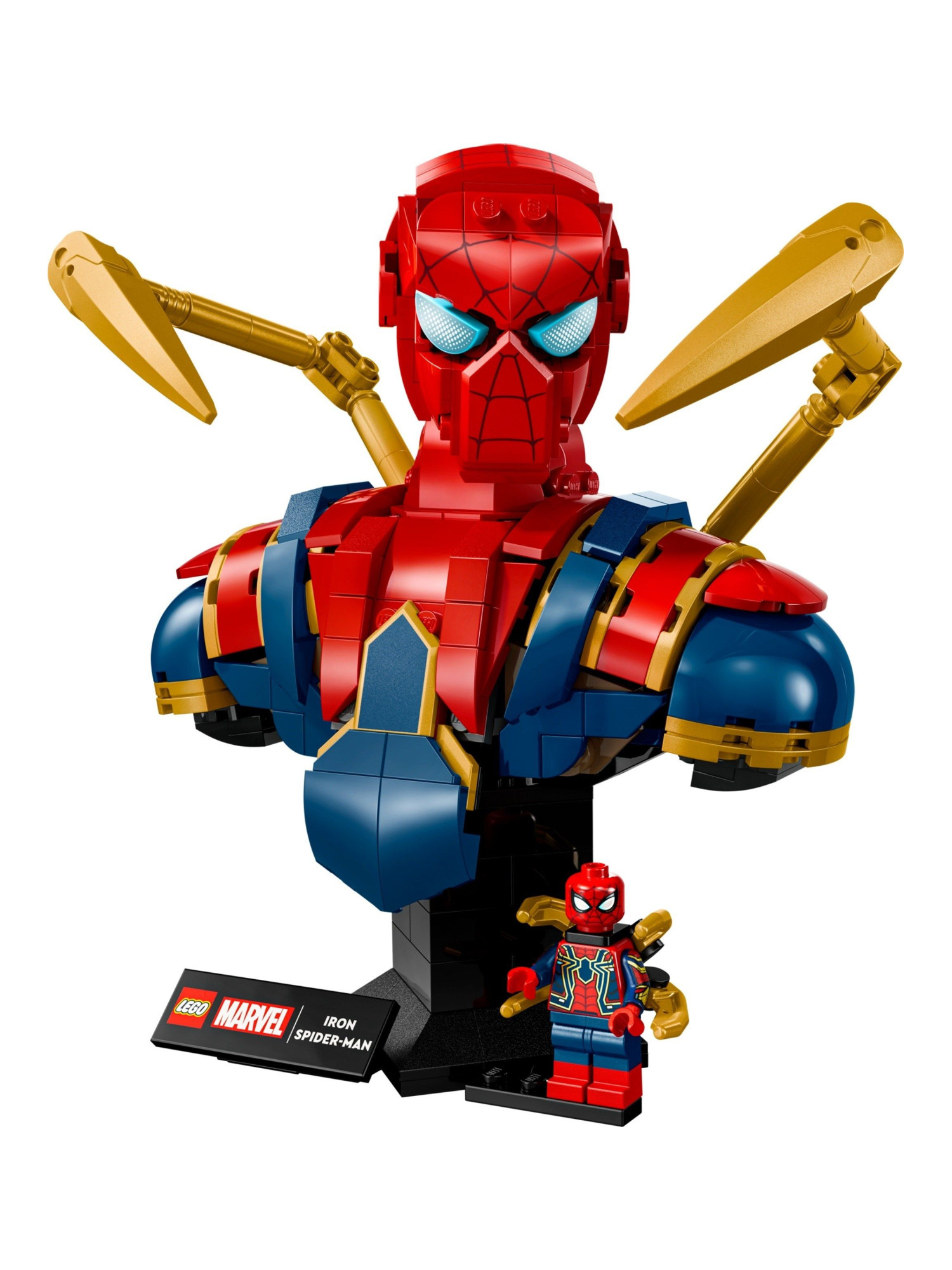 Конструктор LEGO Marvel Super Heroes Бюст Железного Паука 379 дет. - фото 2