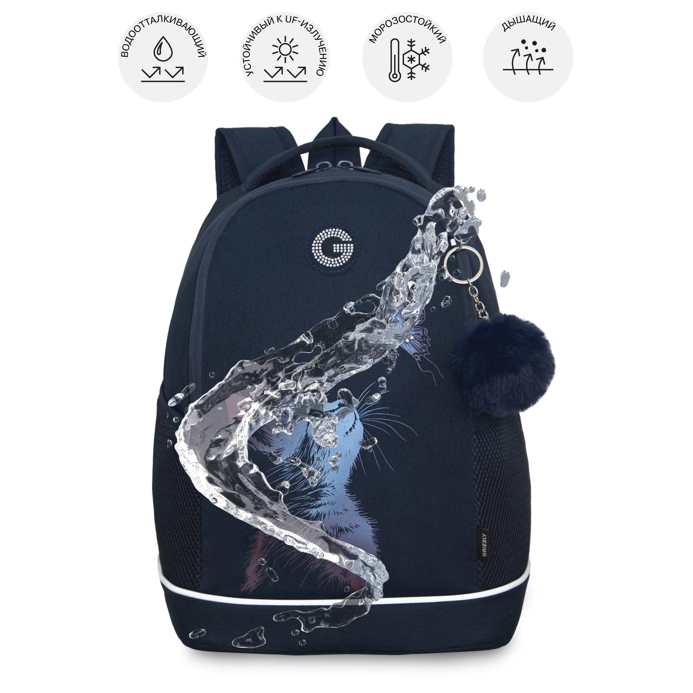 Рюкзак Grizzly для девочки - фото 10