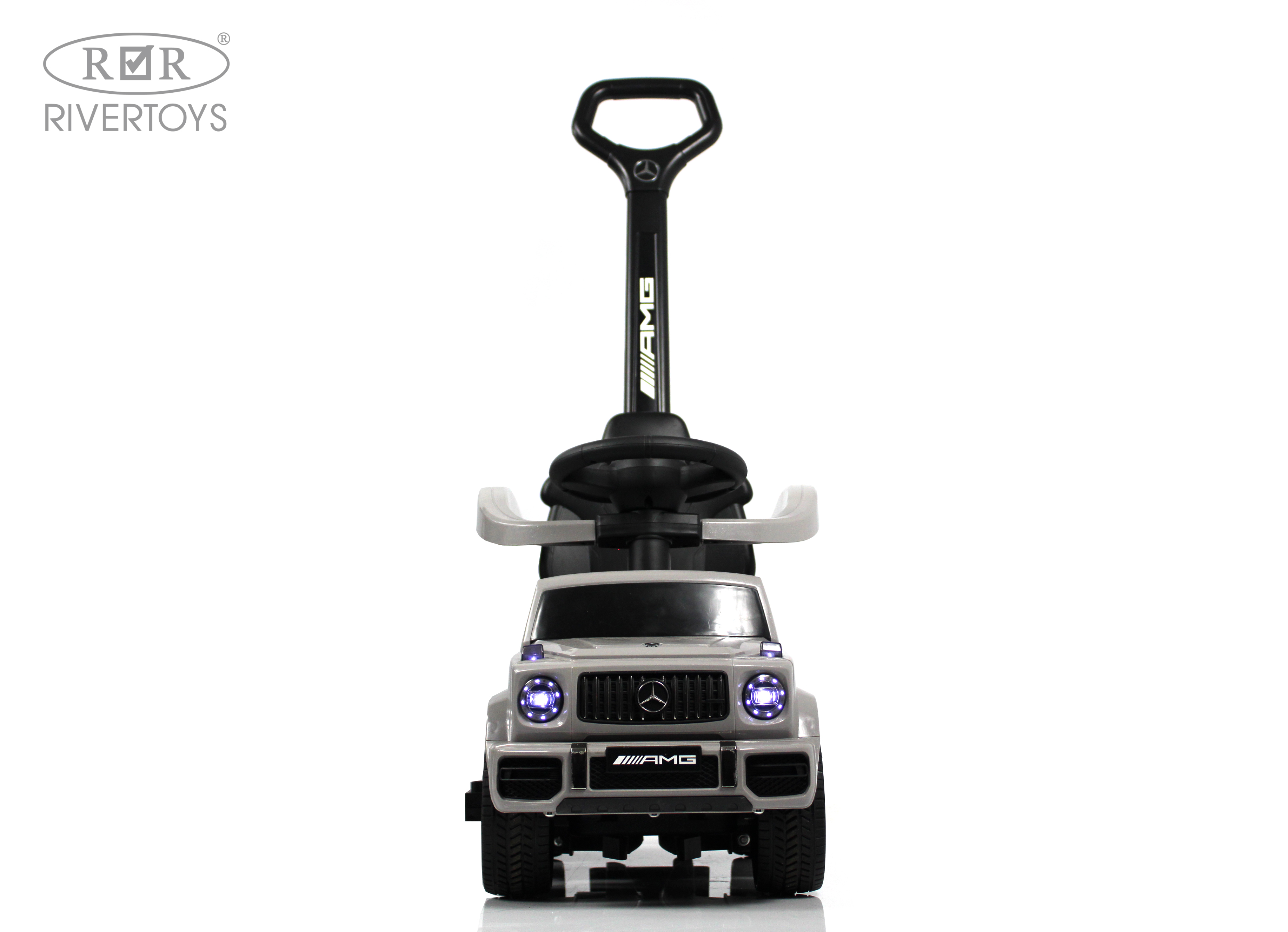 Каталка RIVERTOYS Mercedes-Benz G63 Grey Diamond серый - фото 5