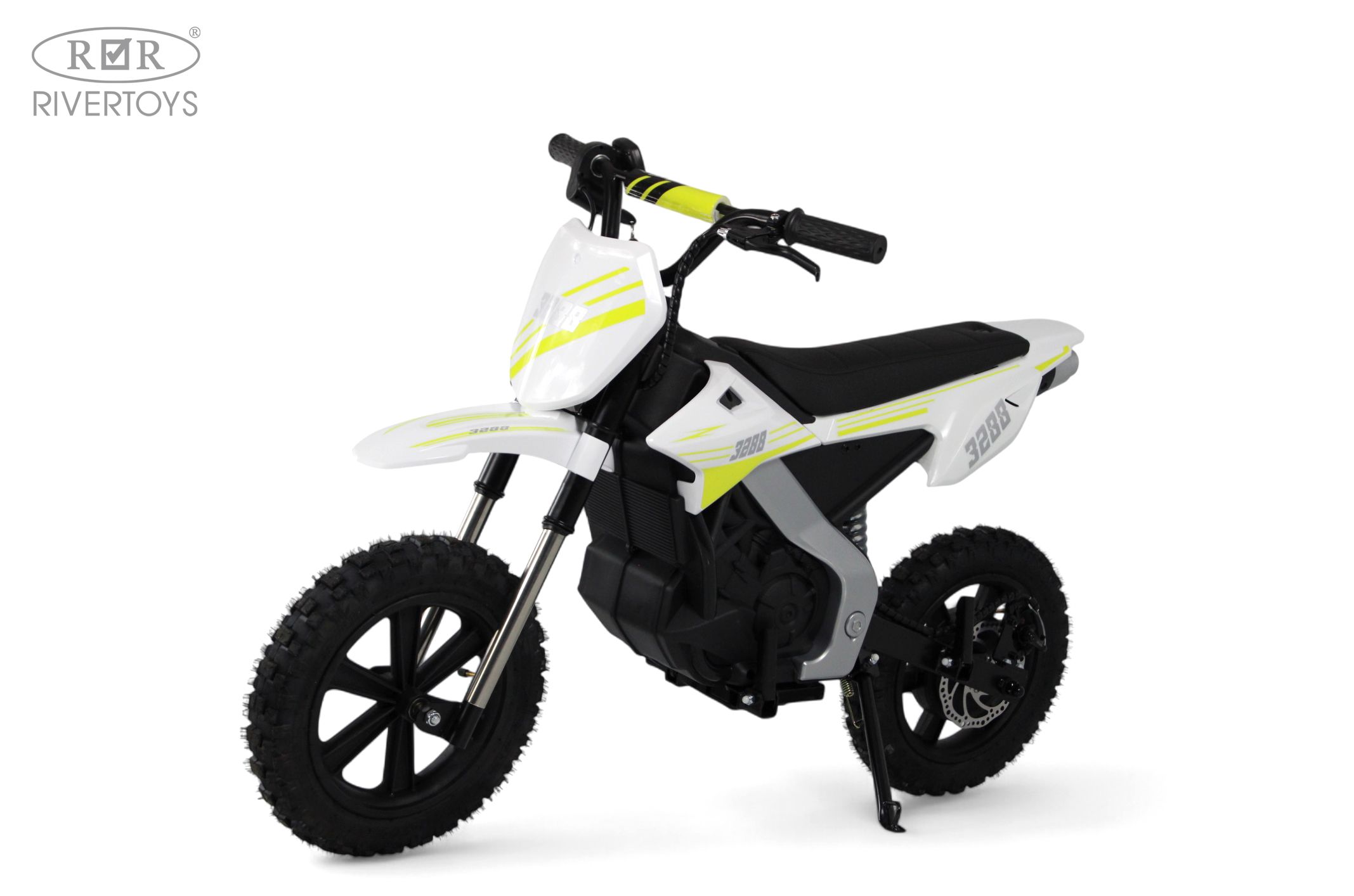 Электромотоцикл RIVERTOYS E777KX--MOTO-WHITE - фото 1