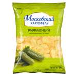 Чипсы Московский картофель маринованные огурцы 120г