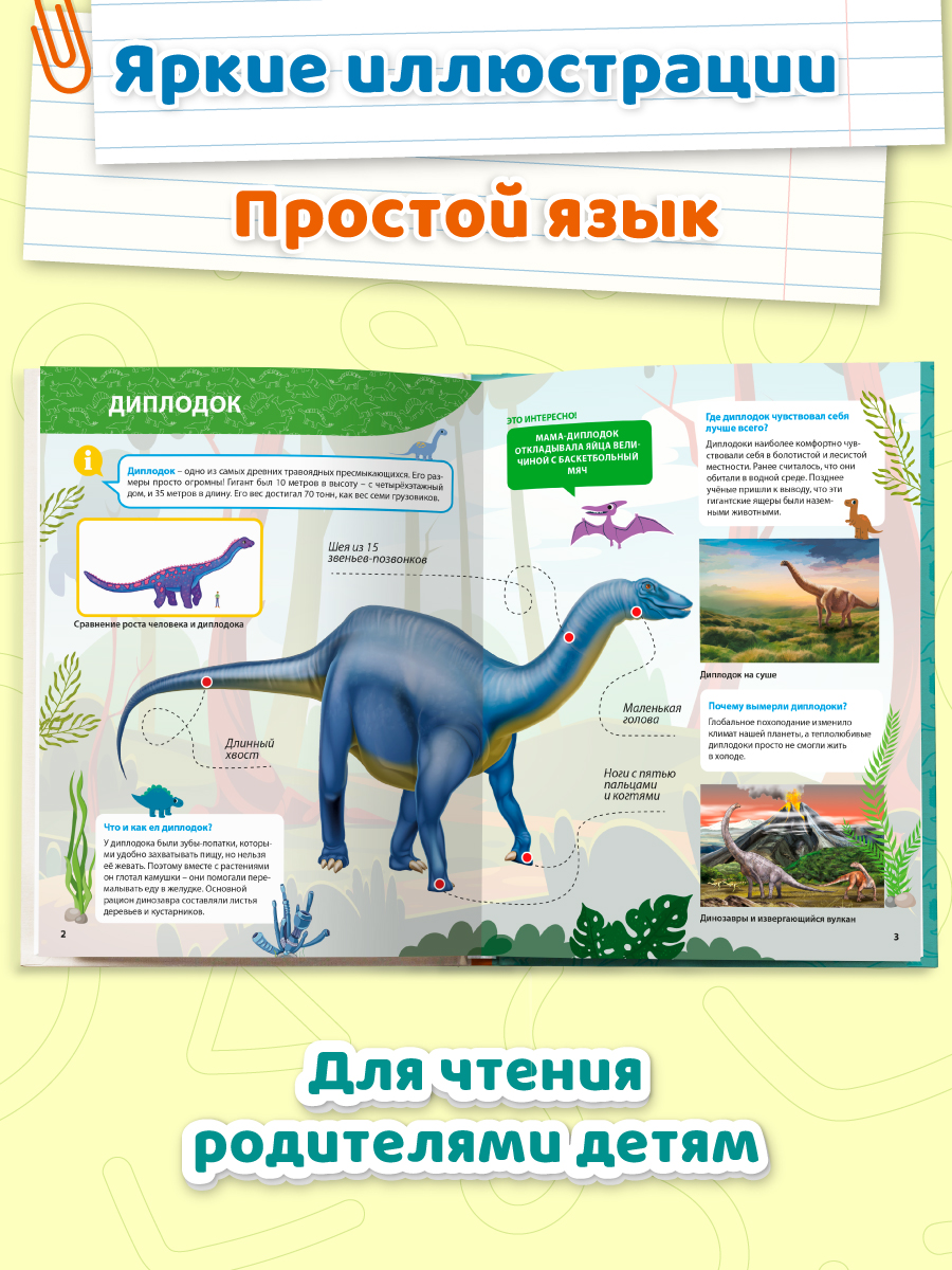Книга Проф-Пресс Первая детская энциклопедия Всё о динозаврах малышам - фото 2