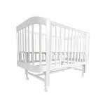 Детская кроватка Ingo Italiano Baby IN-06 4 в 1 белый, белый, продольный маятник