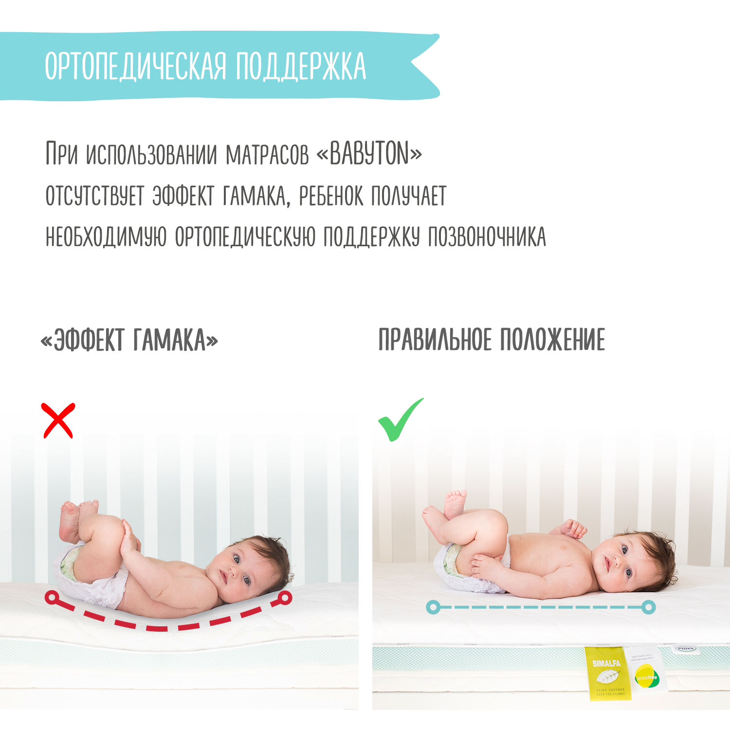 Матрас Babyton Юниор Relax 160х80 - фото 6