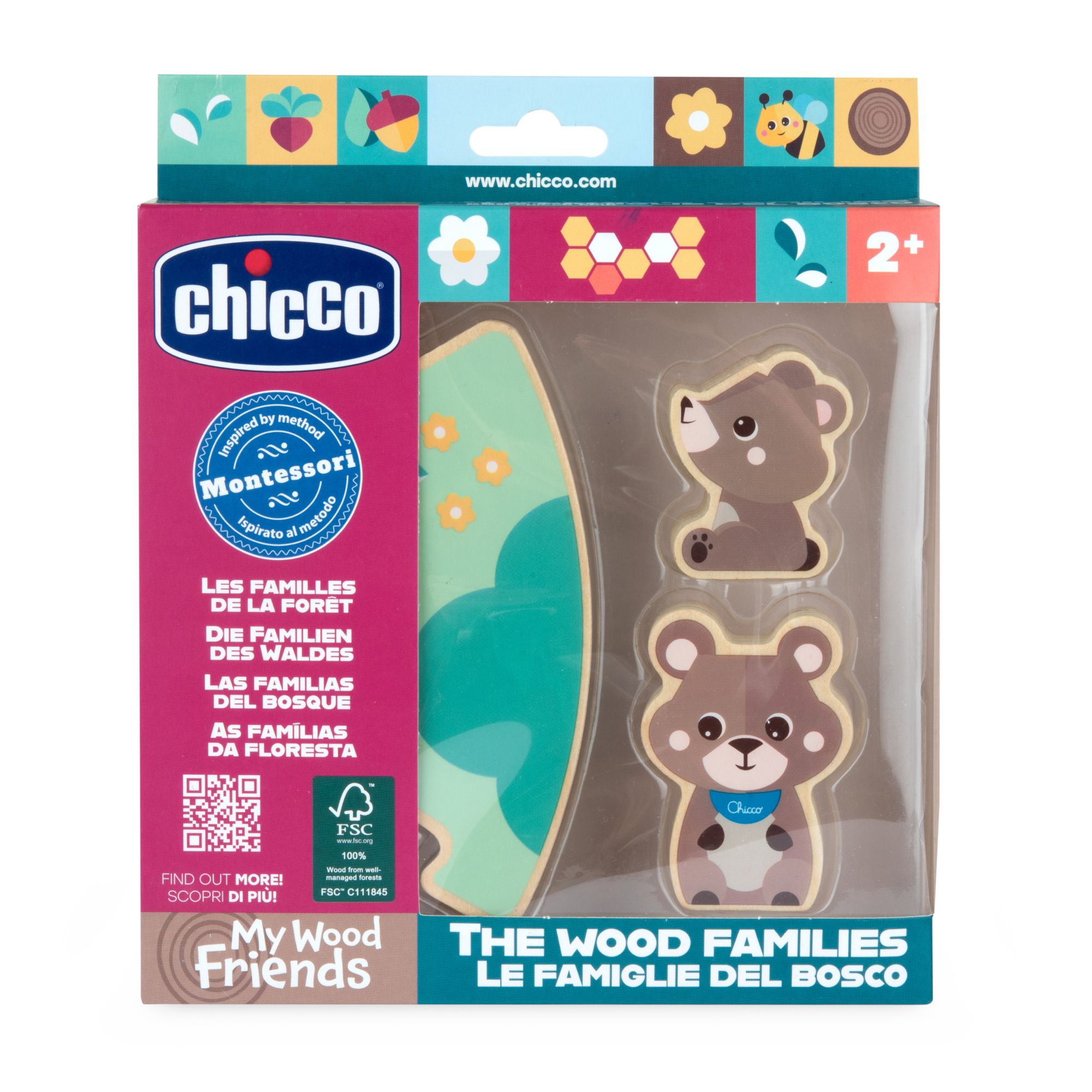 Игрушка Chicco деревянный Семья - фото 1