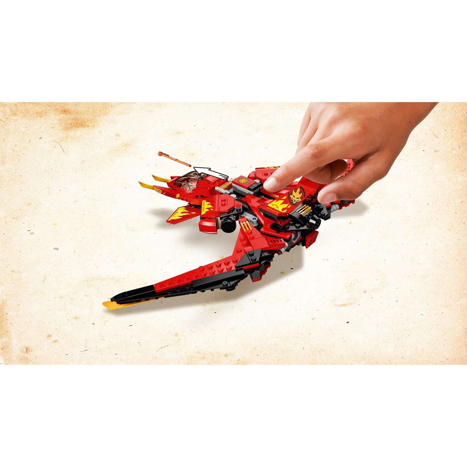 Конструктор LEGO NINJAGO Истребитель Кая блочный - фото 13
