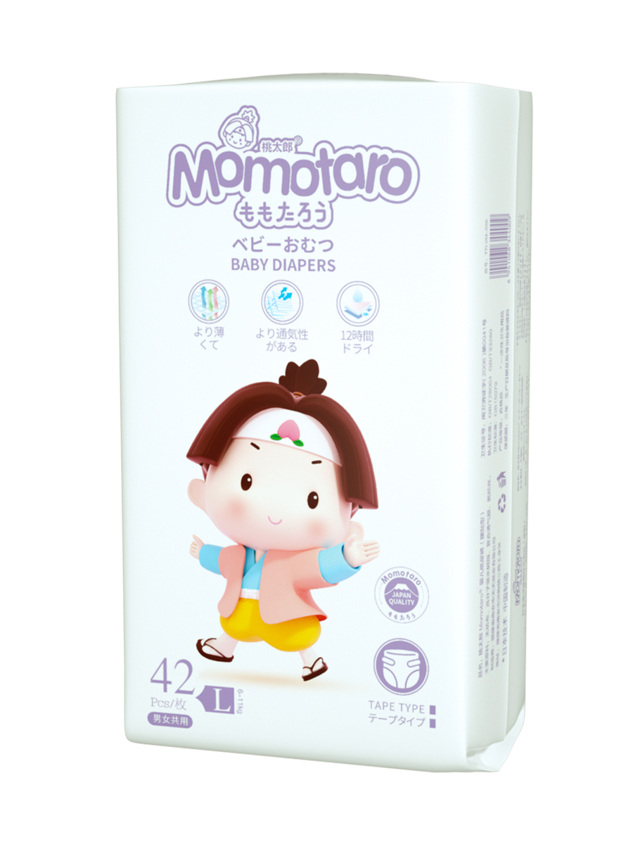 Подгузники MOMOTARO L 42 шт. - фото 1