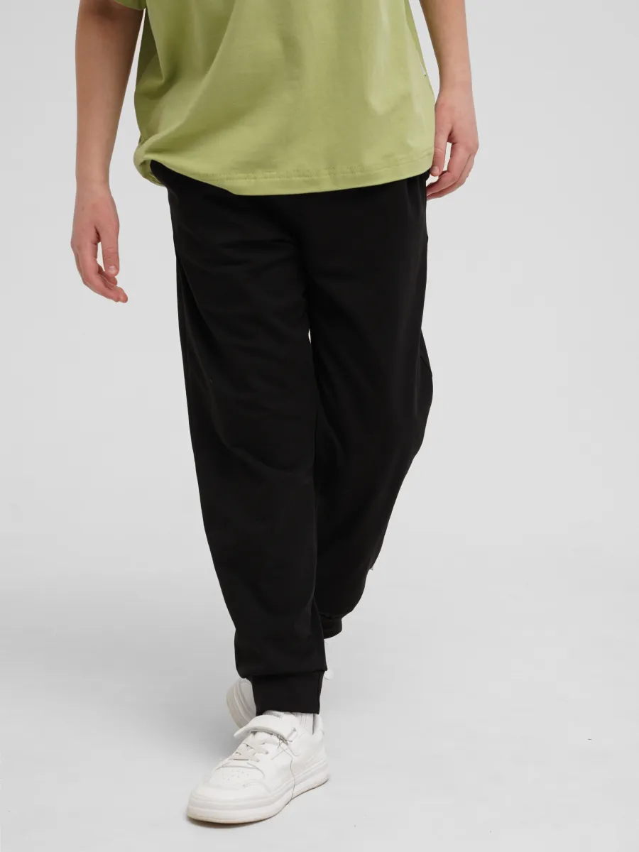 Брюки 2 шт Супер Пупс 2пр/штаны/черный/серый меланж - фото 17