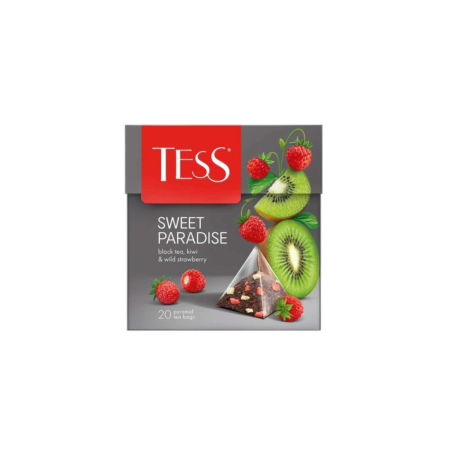 Чай черный Tess Sweet Paradise в пирамидках 20 пакетиков - фото 1