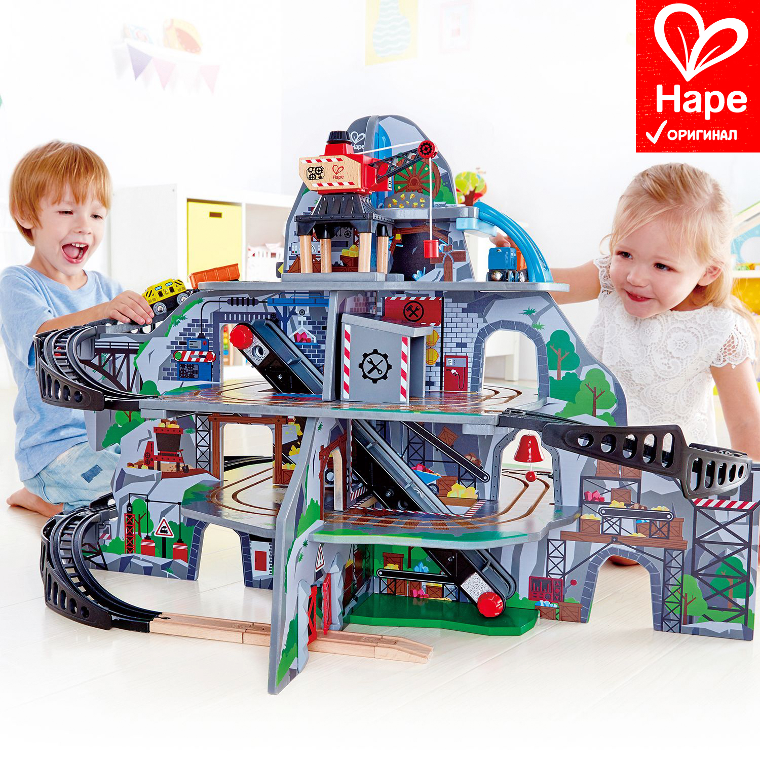 Набор железнодорожный Hape E3753_HP - фото 2