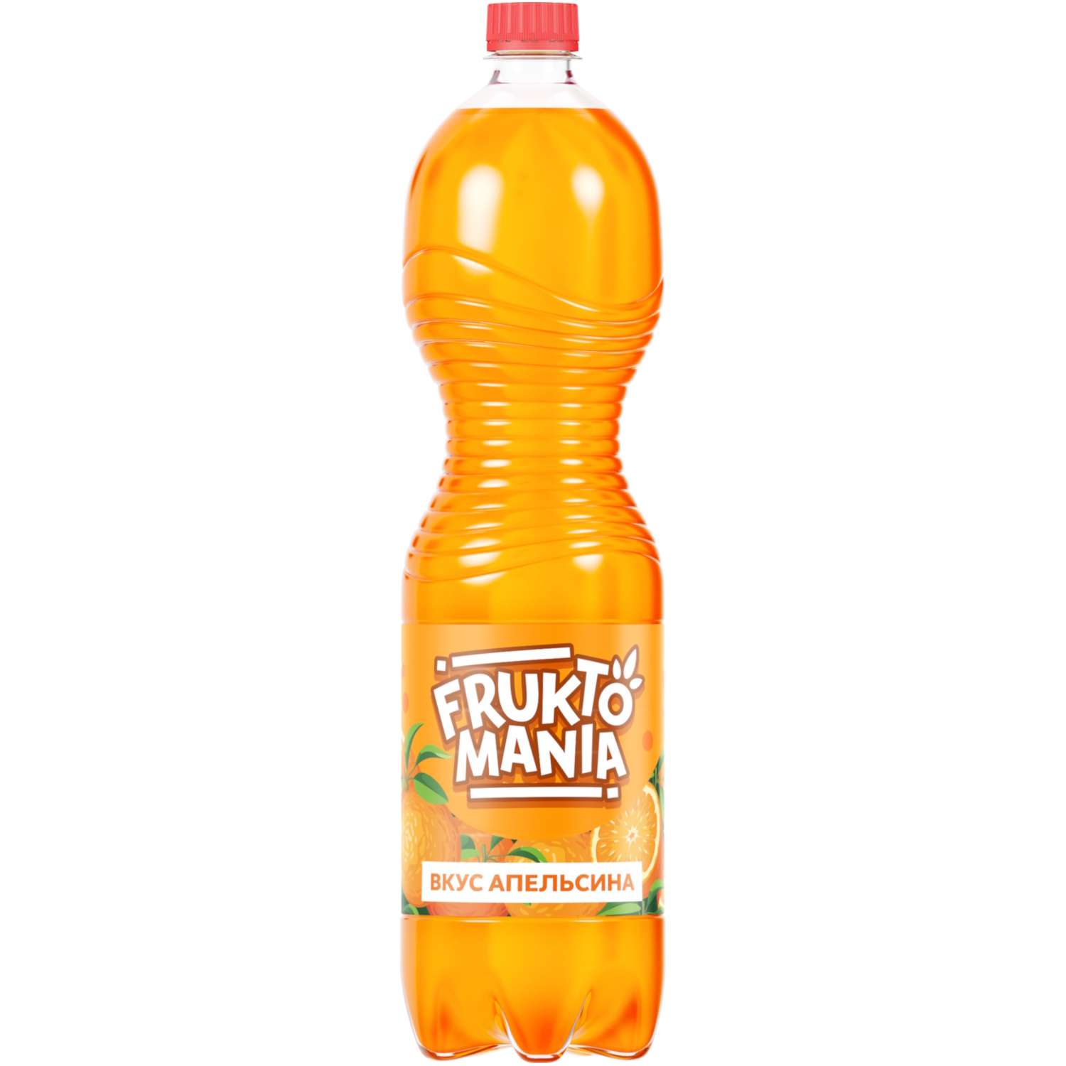 Напиток безалкогольный Fruktomania сильногазированный Вкус апельсина 1.5л - фото 1