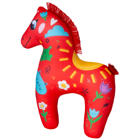 Мягкая игрушка лошадка 30 см