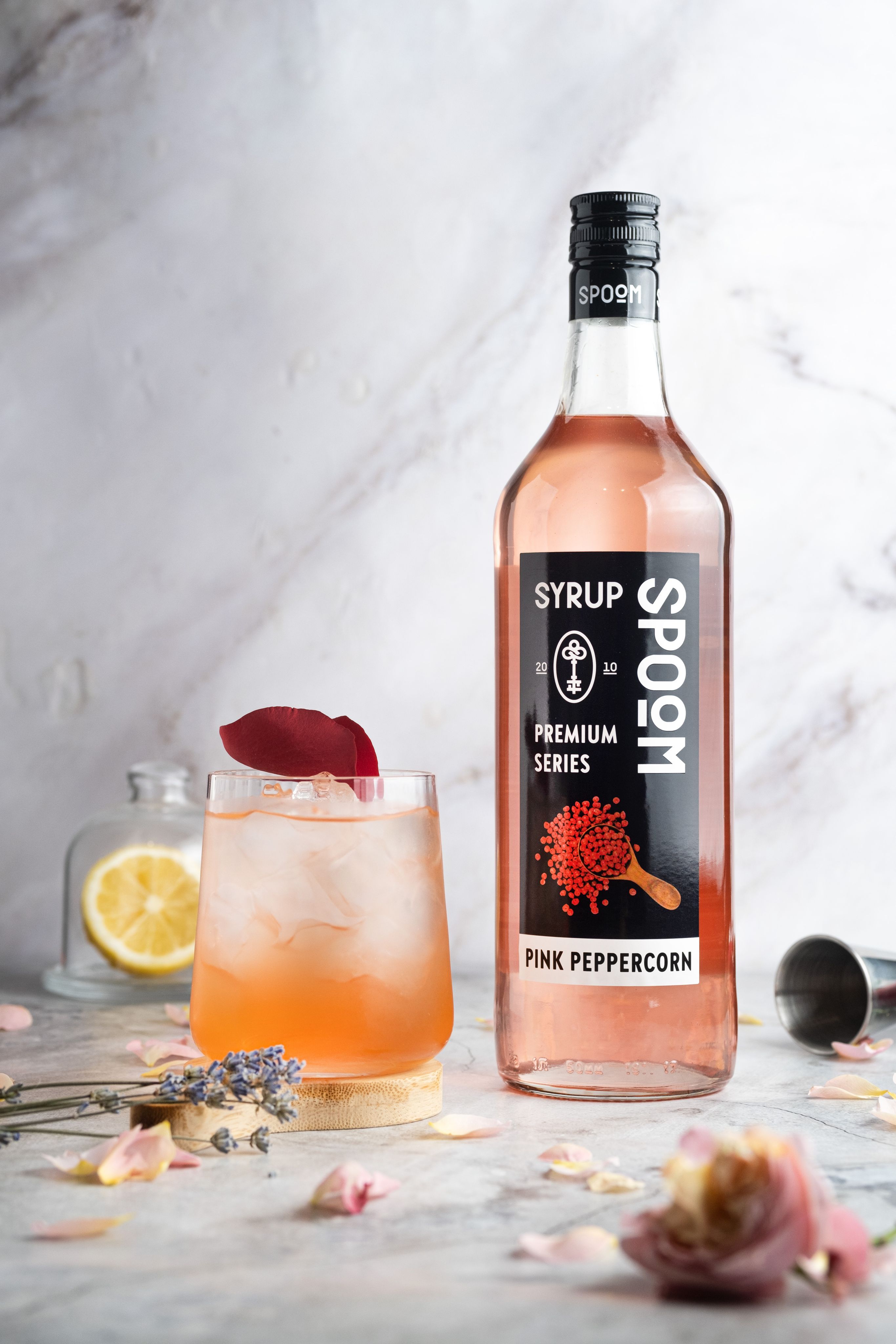 Сироп SPOOM Розовый перец 1 л для кофе коктейлей и десертов - фото 9
