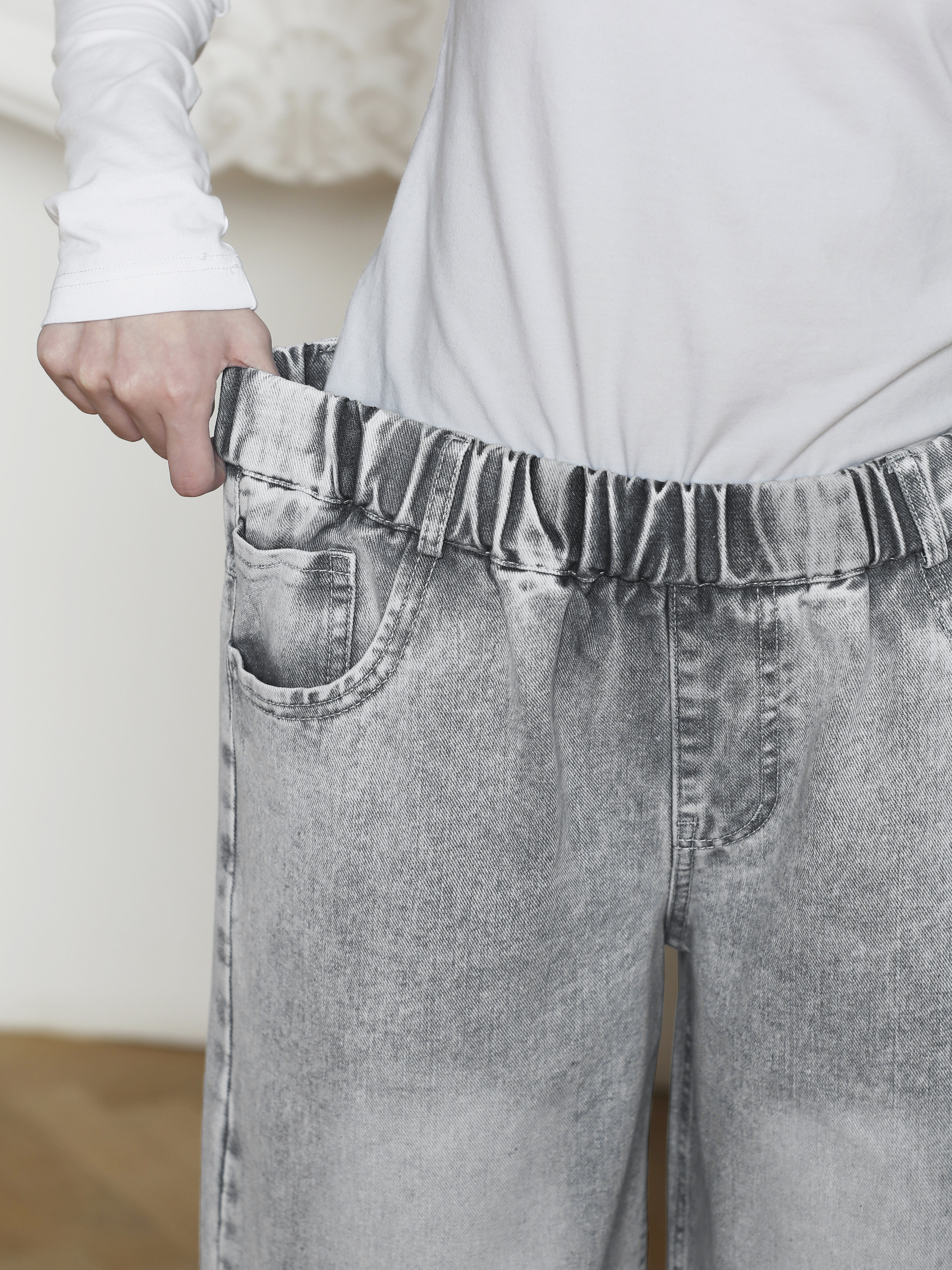 Джинсы-палаццо СИНИЙ МИР R256B-IL - фото 8