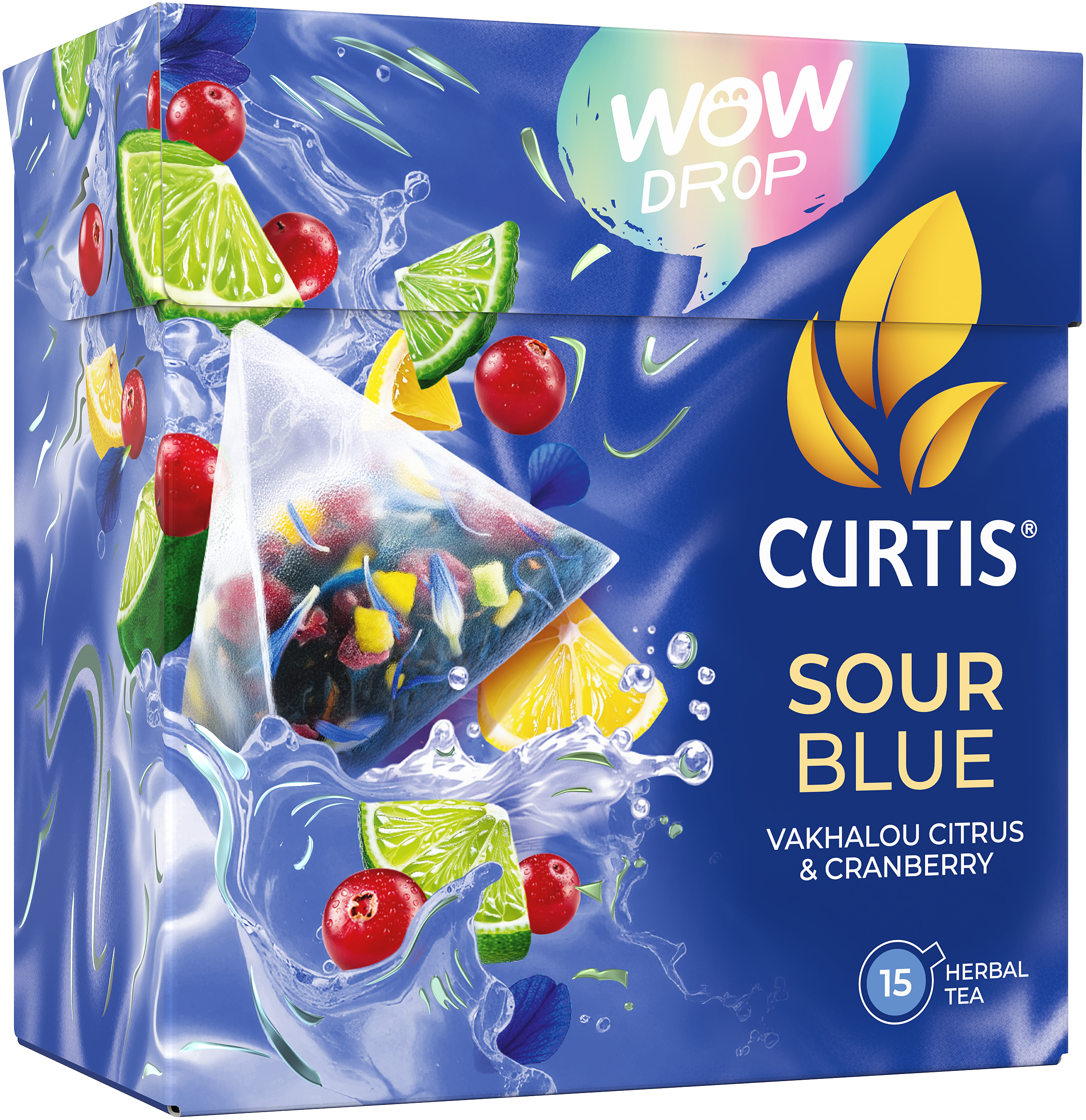Чай в пакетиках Curtis Sour Blue - фото 3
