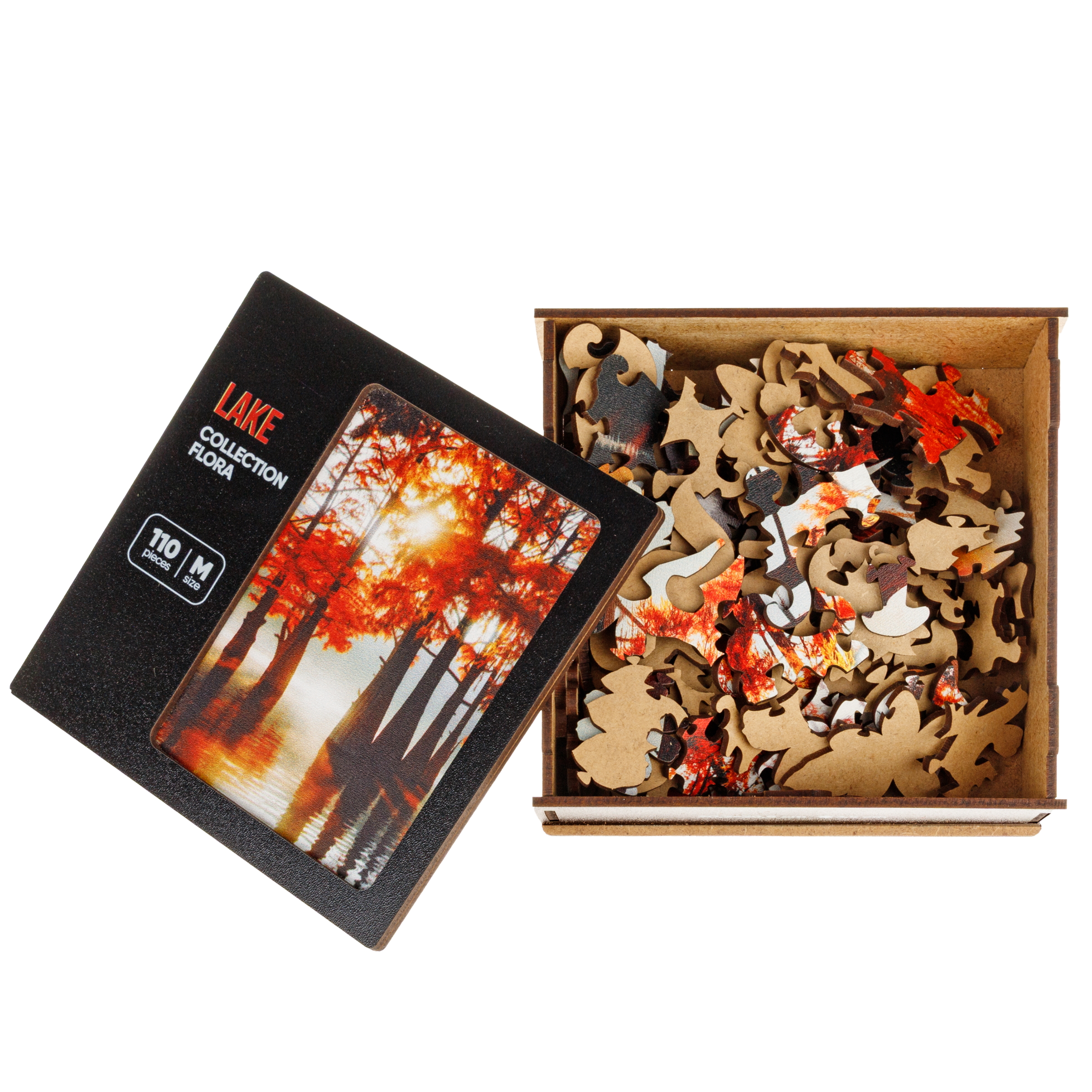 Пазл 1TOY Озеро 100 штук деревянный - фото 2