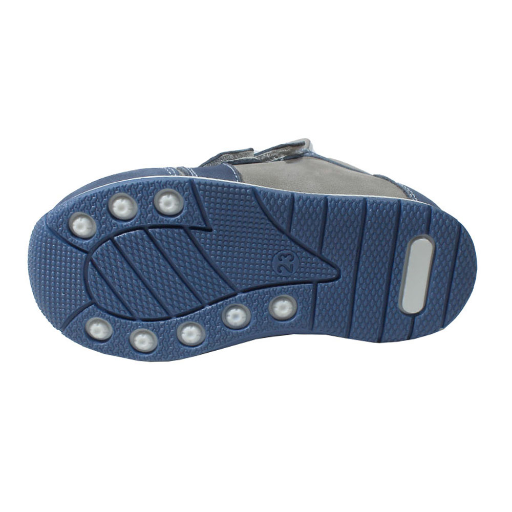 Ботинки Europen 2223-14-SV EUROPEN Кроссовки для мальчика, сине-серый нубук - фото 4