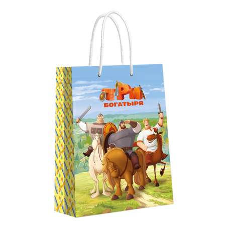 Пакет подарочный ND Play Три Богатыря 2 25*35*10 см