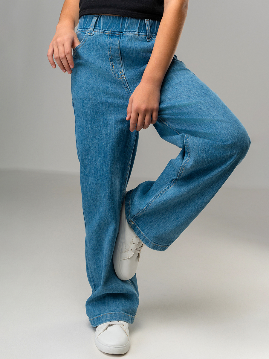 Джинсы HappyFox HF00811св.синий - фото 10