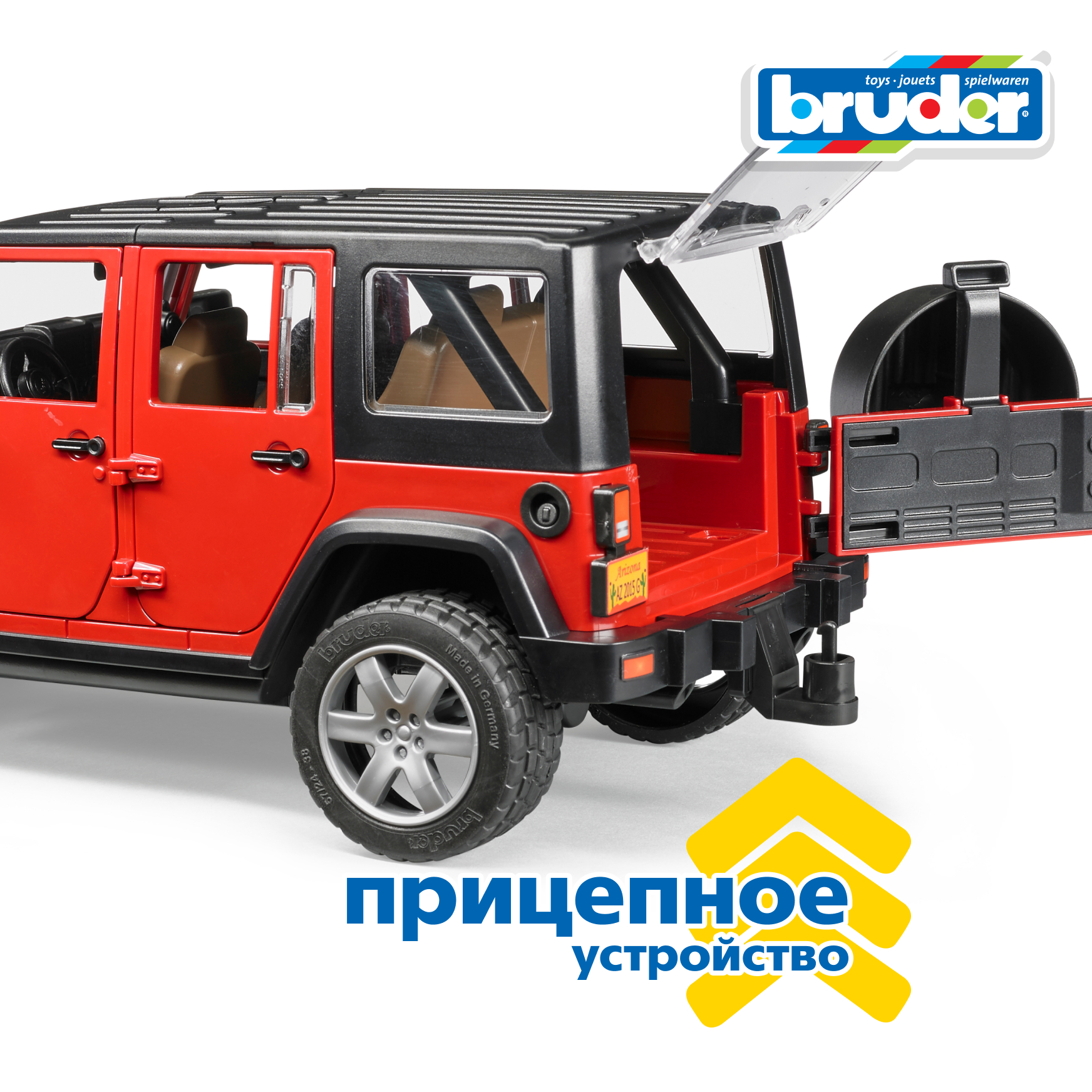 Внедорожник Bruder Jeep 1:16 02-525 - фото 7