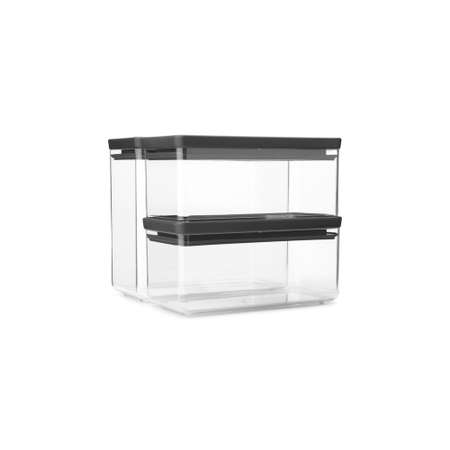 Набор модульных контейнеров Brabantia Tasty+ 3шт темно-серый 230783