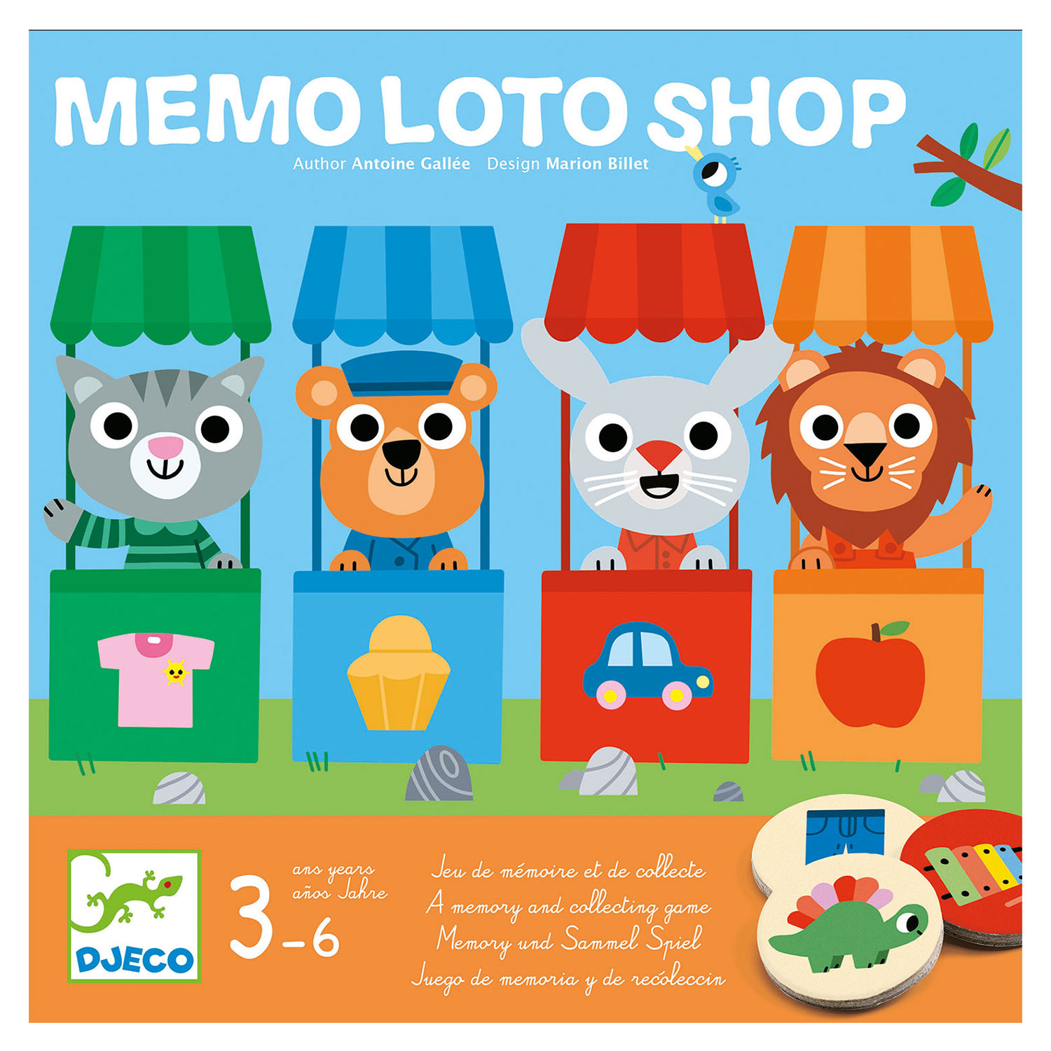Настольная игра Djeco Мемо - фото 1